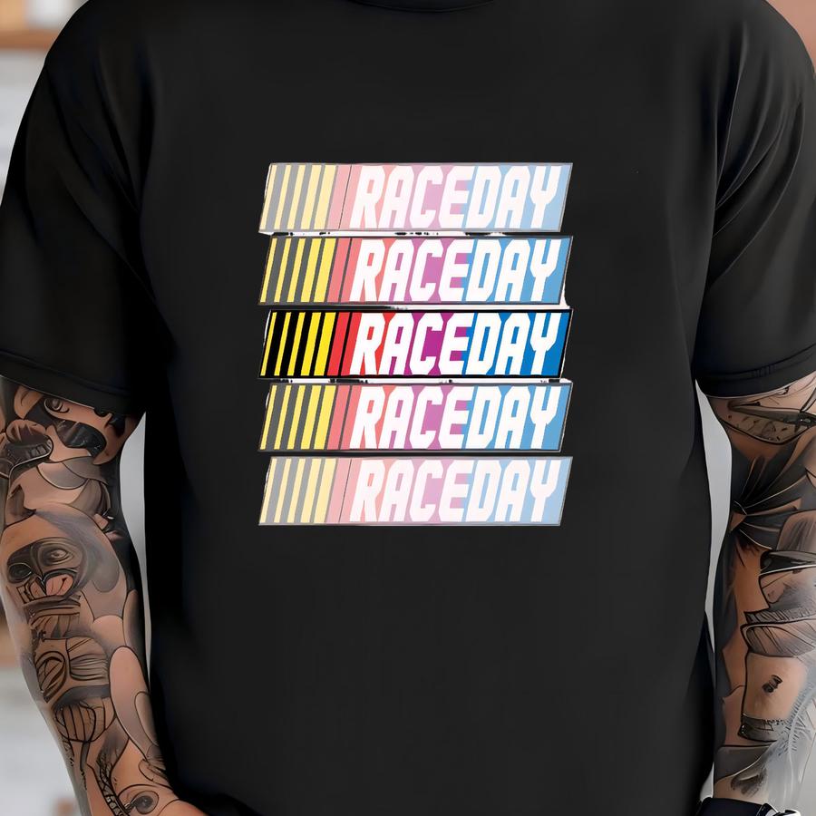 Raceday! Womens Nascar Shirt, Unisex Raceday Hype Usa Tshirt, All-american Proud Hoodie, Patriotic Petrolhead Top, Nascar Tee T-shirt