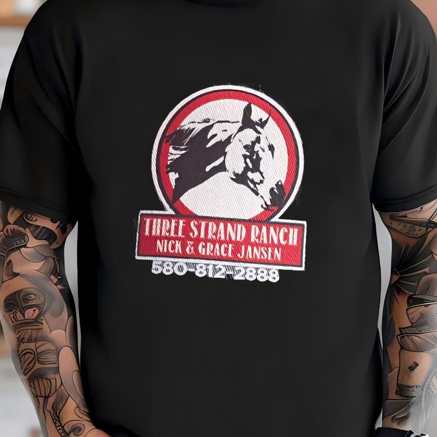 Richardson Hat Custom Brand Cattle Horse Farm Ranch Hats Printed Directly Onto The Hat Full Color Image Richardson 112 T-shirt