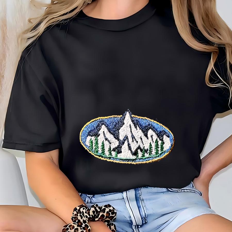Blue Ridge Mountains Sweatshirt, Outdoors Vintage Crewneck  T-shirt