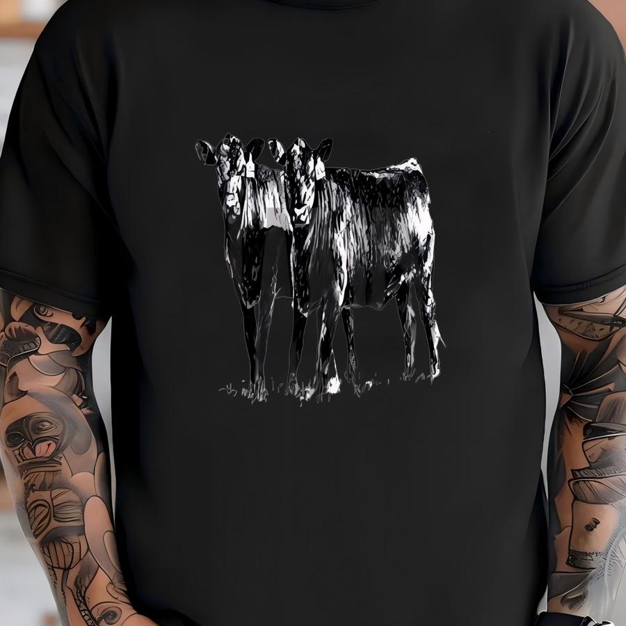 Farm Logo Design Richardson Hats Tshirts To Match Custom Farm Shirt Ranch Logo Western Cattle Ranch Ranchers Cattleman Horse Goat Chicken T-shirt