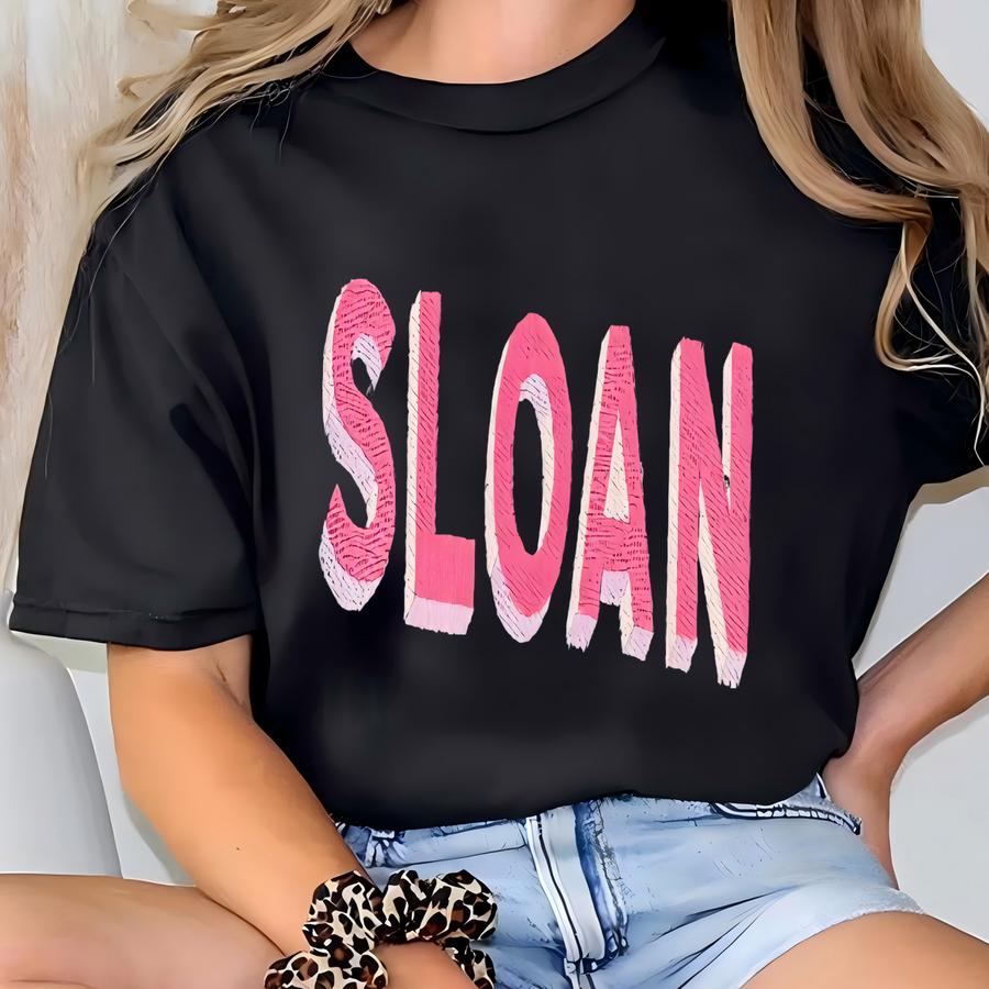 Girls Monogram Jean Jacket, Denim Jacket, Monogram Birthday Gift T-shirt