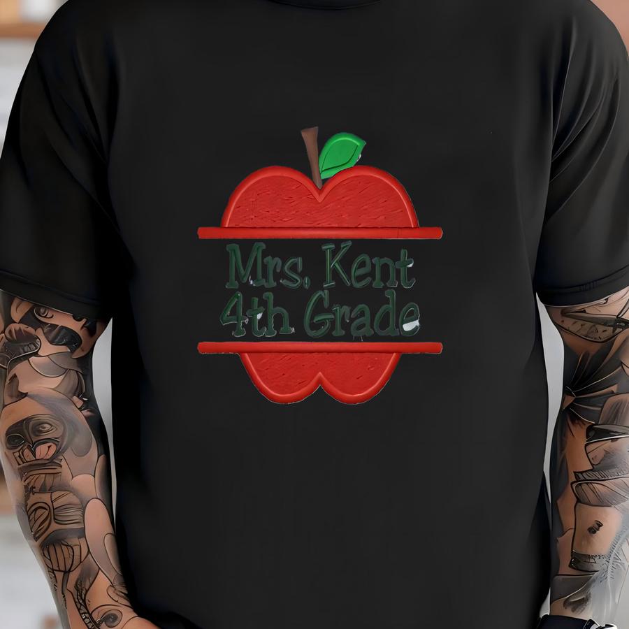 Mrs. Custom Sweatshirt. Custom Sweatshirt With Teacher Name And Grade. Teacher Gifts, Teacher Appreciation Gift. T-shirt