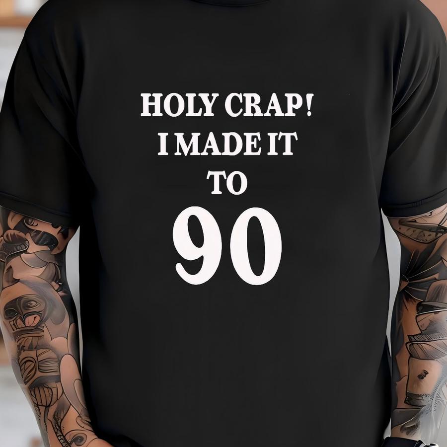 90th Birthday Gift, 90th Birthday Shirt, Turning 90 Tee, Milestone Birthday, Gift For 90 Year Old, Ninety Birthday, Funny Senior, Custom Age T-shirt