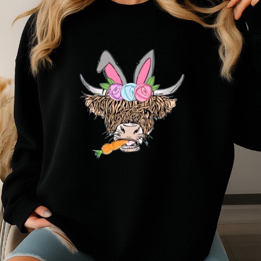 Easter Toddler And Youth Cow Shirt Sweatshirt