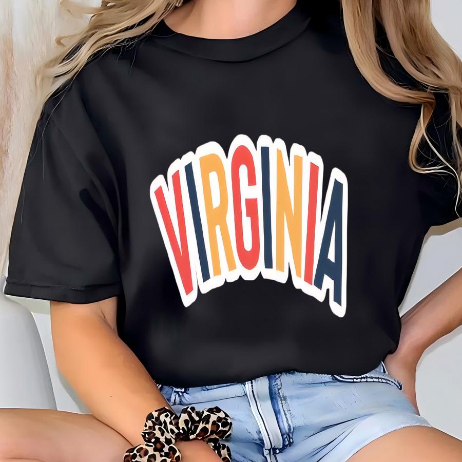Virginia Sticker: Water Uv Resistant Vinyl Decal T-shirt