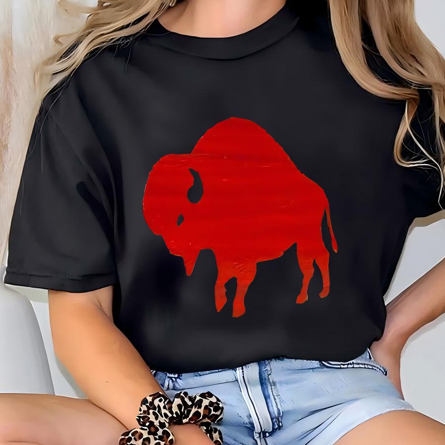 Home (buffalo) Wooden Rustic Sign T-shirt