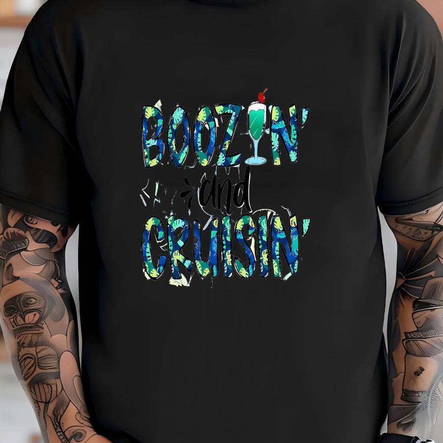 Boozin Cruisin Shirt, Cruise Shirt, Funny Cruise Shirt, Family Cruise Shirt, Cruise Drinking Tee, Family Trip Shirt, Vacation Shirt T-shirt