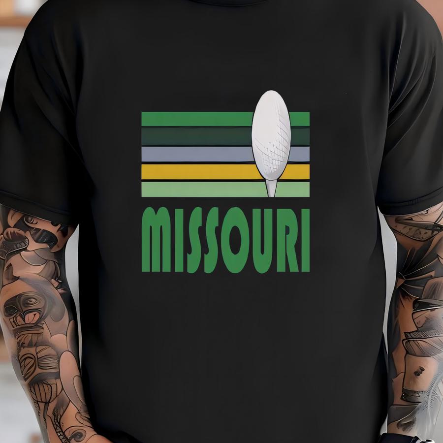 Golf Missouri Hoodie - Retro Golf Unisex Missouri Shirt T-shirt