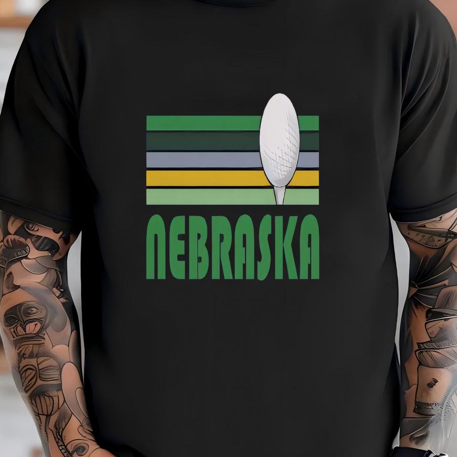 Golf Nebraska Hoodie - Retro Golf Unisex Nebraska Shirt T-shirt