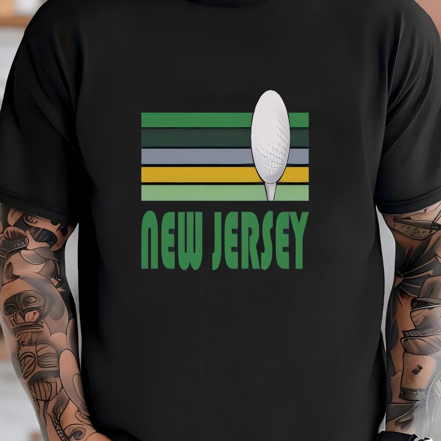 Golf New Jersey Hoodie - Retro Golf Unisex New Jersey Shirt T-shirt
