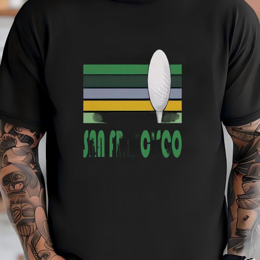 Golf San Francisco, California Hoodie - Retro Golf Unisex San Francisco Shirt T-shirt