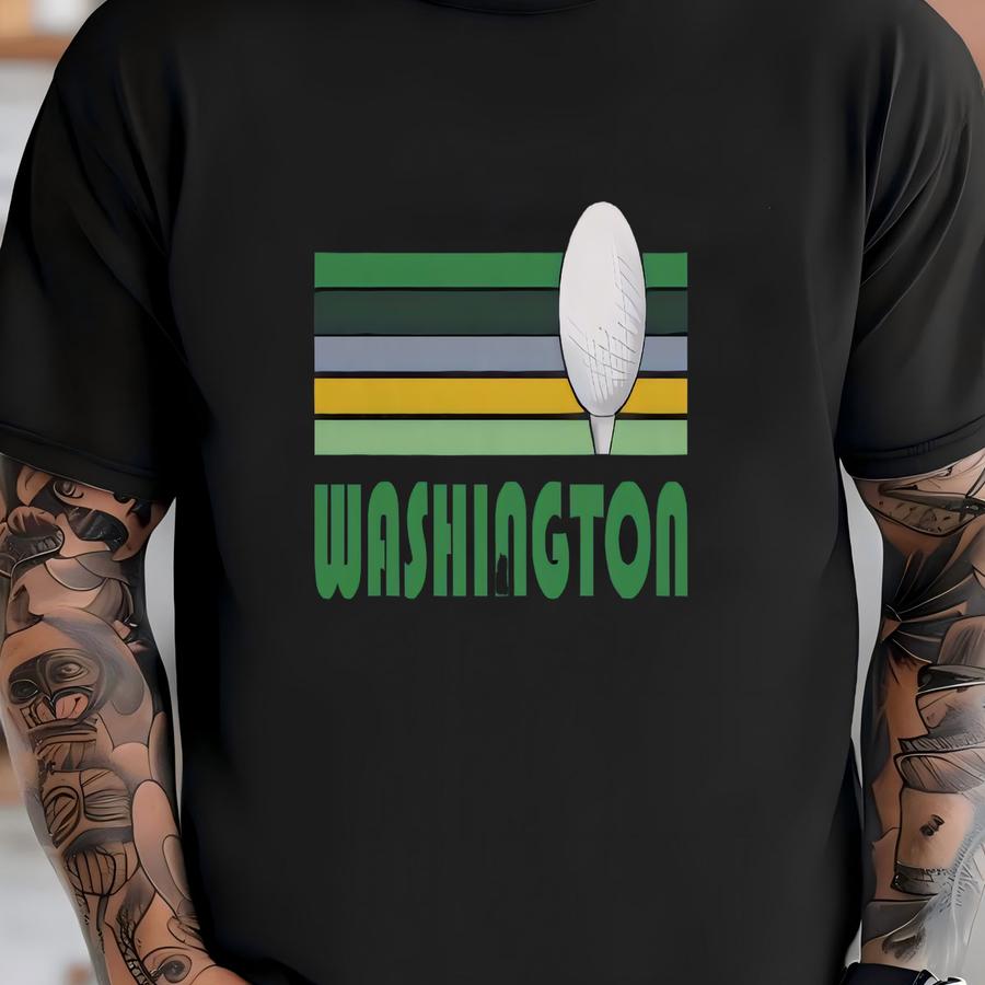 Golf Washington Hoodie - Retro Golf Unisex Washington Shirt T-shirt