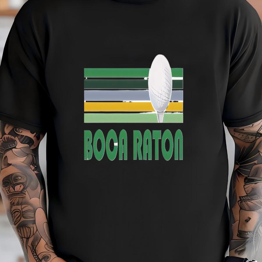 Golf Boca Raton, Florida Sweatshirt - Unisex Retro Golf Crewneck Boca Raton Sweatshirt T-shirt