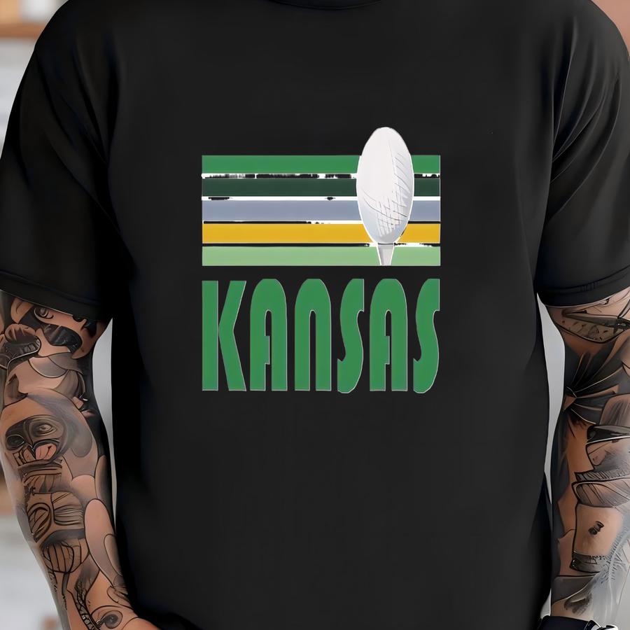 Golf Kansas Sweatshirt - Unisex Retro Golf Kansas Crewneck Sweatshirt T-shirt