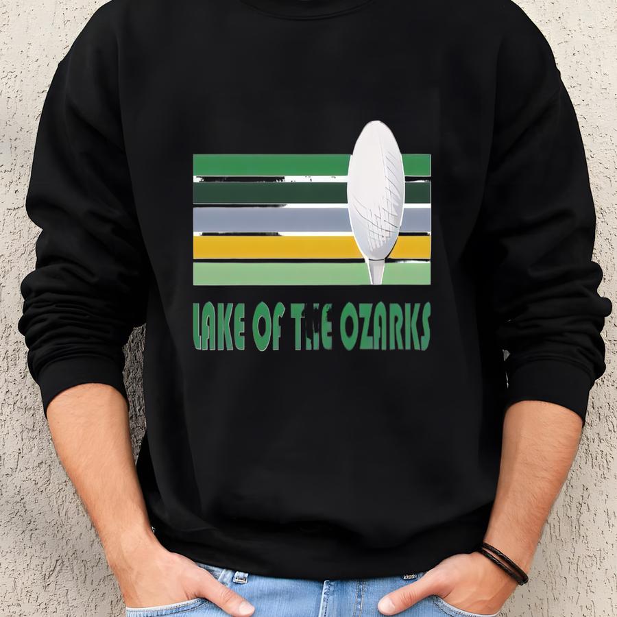 Golf Lake Of The Ozarks, Missouri Sweatshirt - Unisex Retro Golf Crewneck Lake Of The Ozarks Sweatshirt Sweatshirt