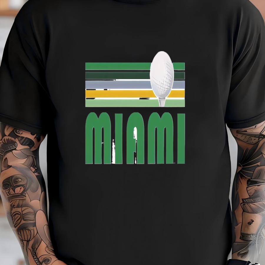 Golf Miami, Florida Sweatshirt - Unisex Retro Golf Crewneck Miami Sweatshirt T-shirt