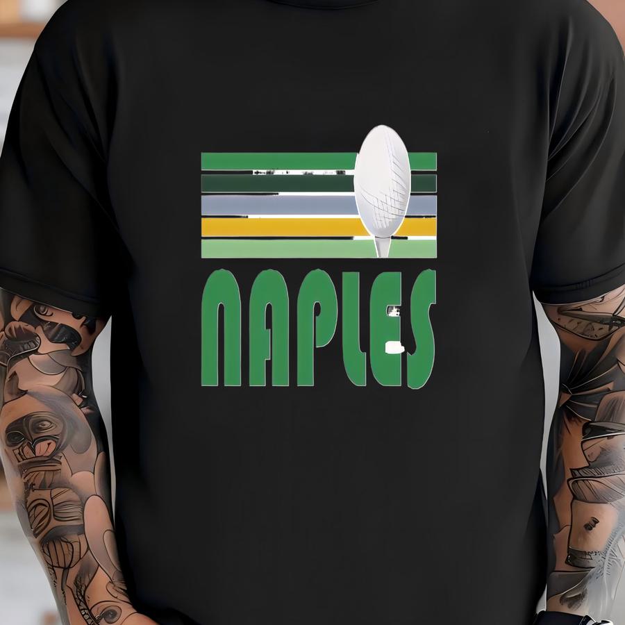 Golf Naples, Florida Sweatshirt - Unisex Retro Golf Crewneck Naples Sweatshirt T-shirt