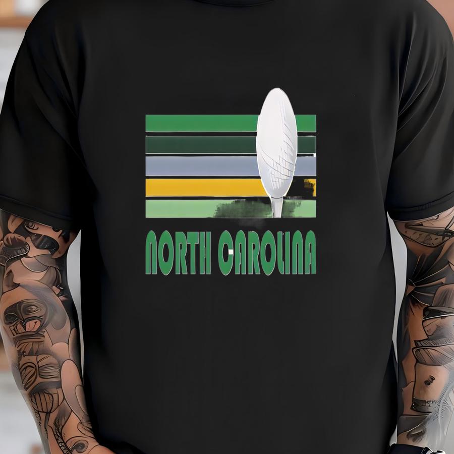 Golf North Carolina Sweatshirt - Unisex Retro Golf North Carolina Crewneck Sweatshirt T-shirt