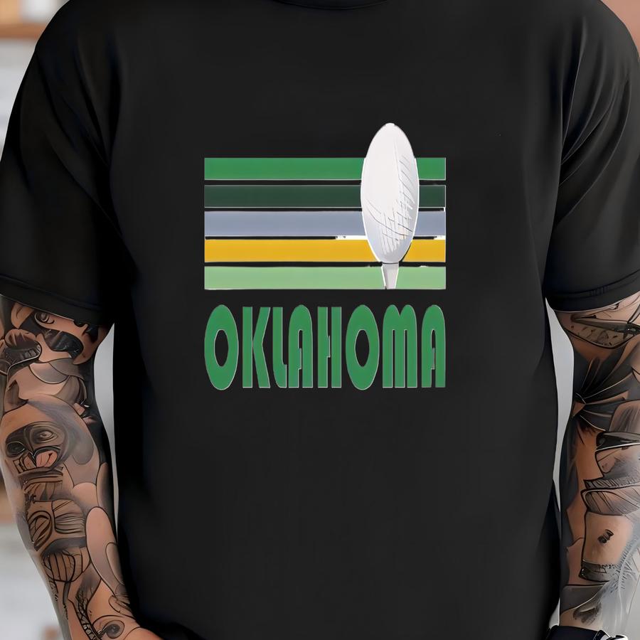 Golf Oklahoma Sweatshirt - Unisex Retro Golf Oklahoma Crewneck Sweatshirt T-shirt