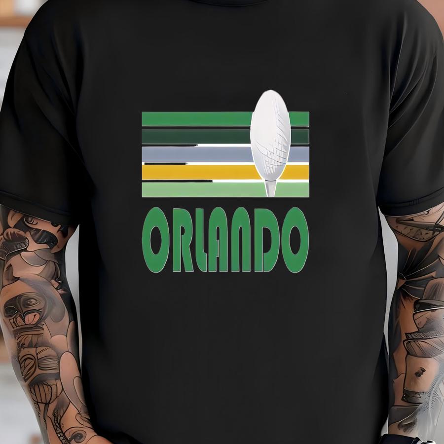 Golf Orlando, Florida Sweatshirt - Unisex Retro Golf Crewneck Orlando Sweatshirt T-shirt