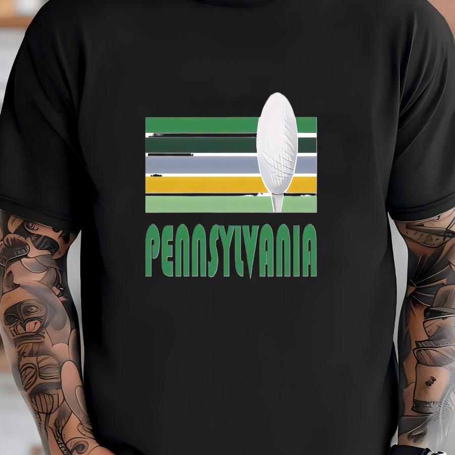 Golf Pennsylvania Sweatshirt - Unisex Retro Golf Pennsylvania Crewneck Sweatshirt T-shirt