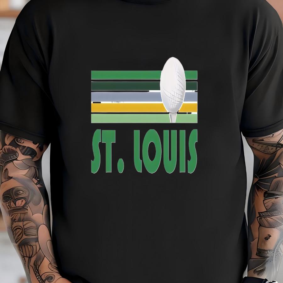 Golf St Louis, Missouri Sweatshirt - Unisex Retro Golf Crewneck St Louis Sweatshirt T-shirt