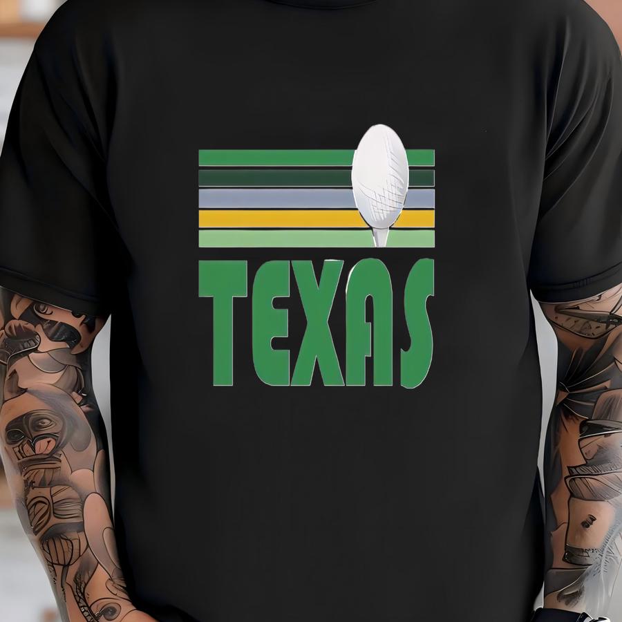 Golf Texas Sweatshirt - Unisex Retro Golf Texas Crewneck Sweatshirt T-shirt
