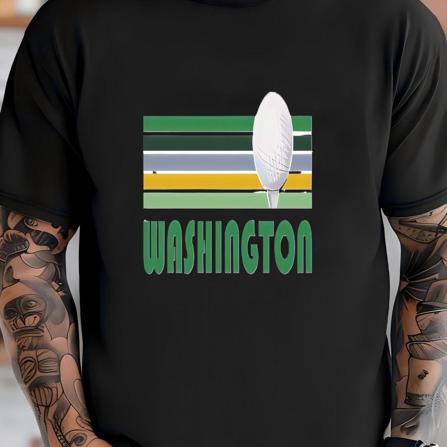 Golf Washington Sweatshirt - Unisex Retro Golf Washington Crewneck Sweatshirt T-shirt