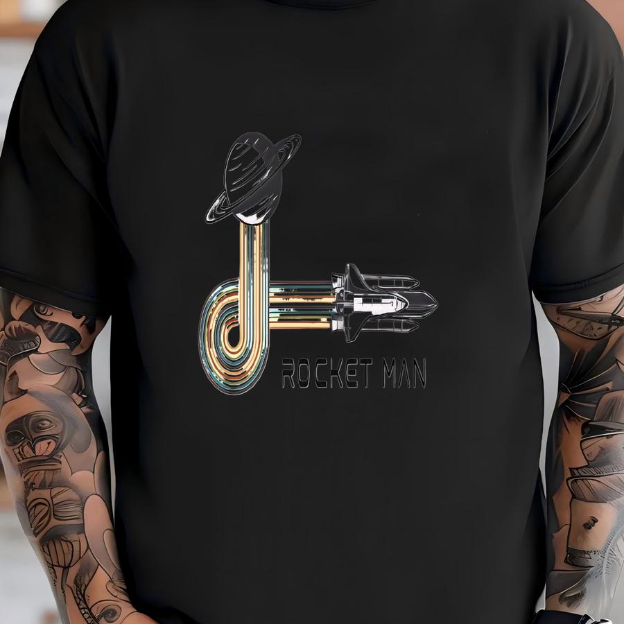 Rocket Man Baby ® - Cute Outer Space Bodysuit - Spaceship Baby Gift T-shirt