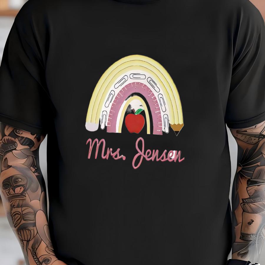 Custom Teacher Sweatshirt. Custom Teacher Shirt. Teacher Appreciation Gift. Mrs Custom Sweatshirt. T-shirt