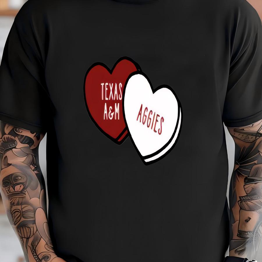 Texas Am Conversation Hearts Tee T-shirt