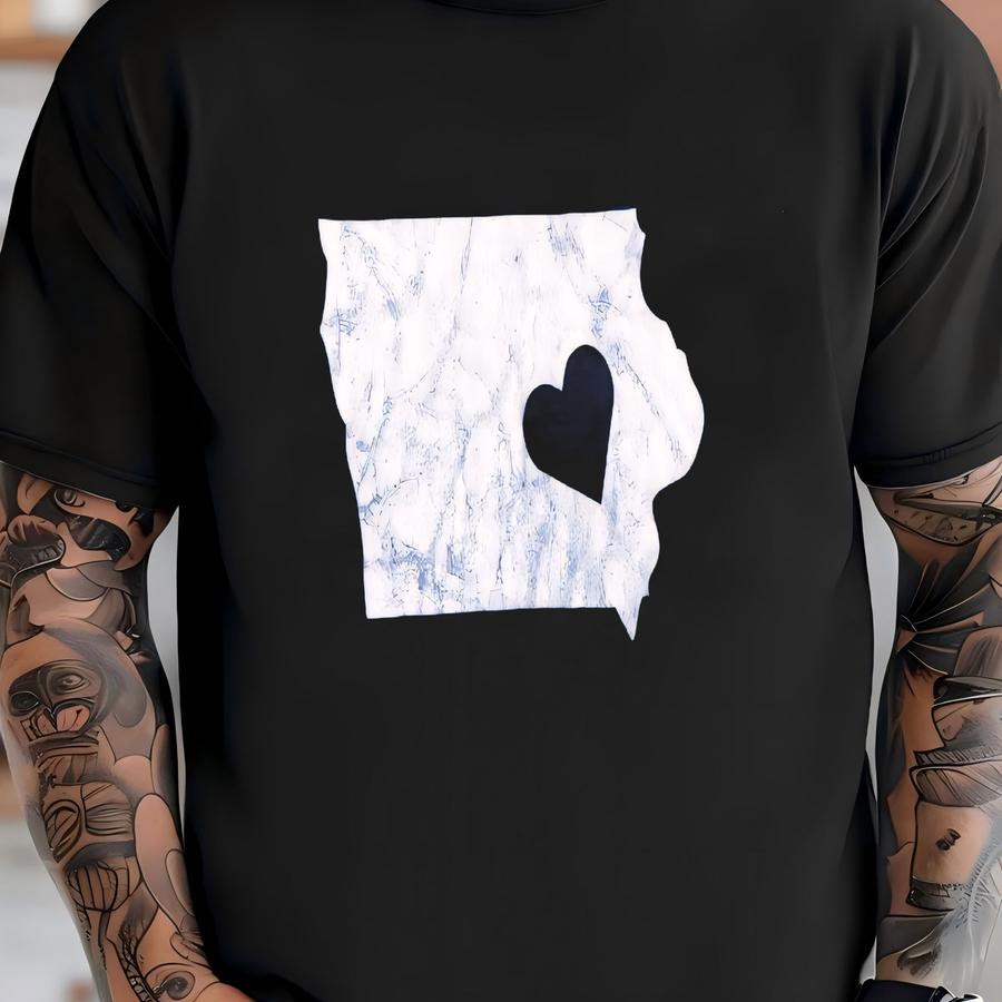 Iowa Shirt, Iowa State Shirt, Iowa Home Tee, Iowa Map Tshirt, Iowa Travel Shirt, Iowa Lover Gift, Iowa Trip Sweatshirt T-shirt