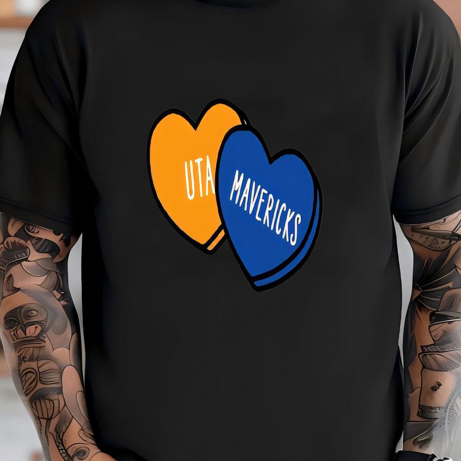 Conversation Hearts Ut Arlington Tee T-shirt