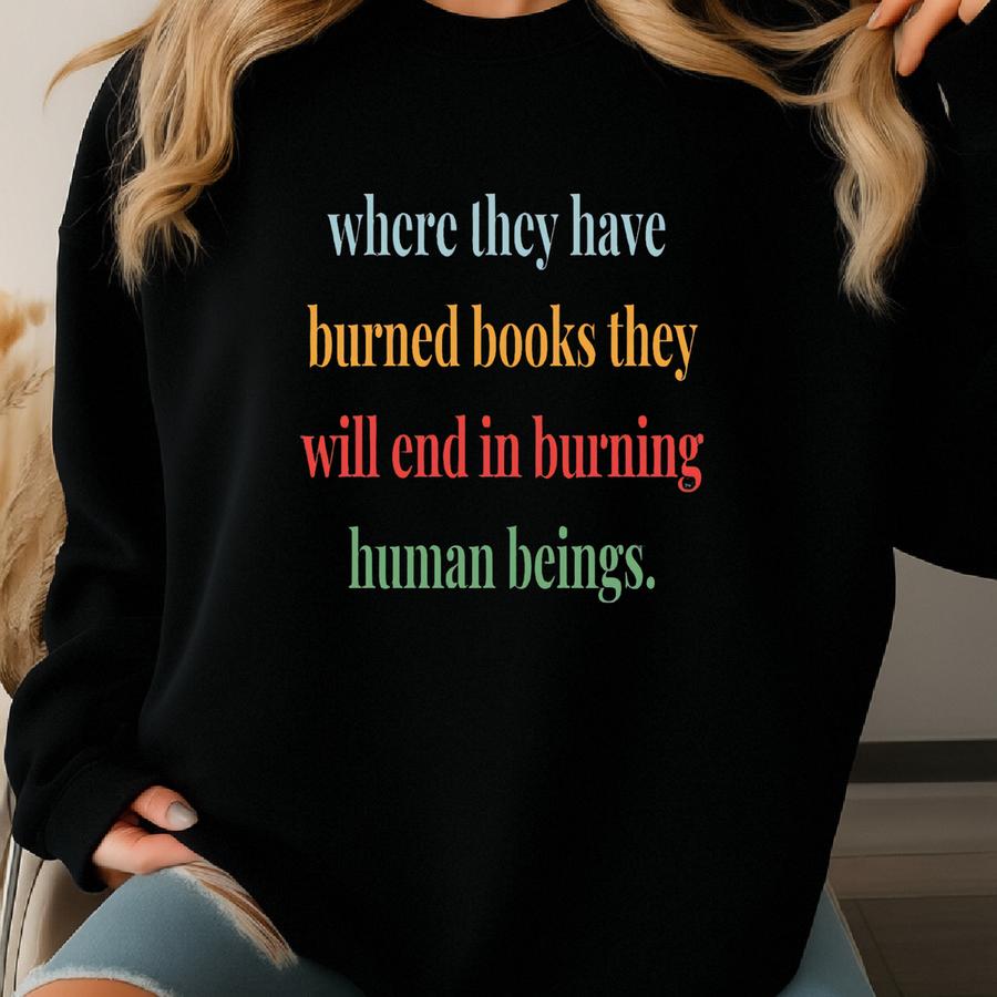 Anti Censorship I'm With The Banned Shirt Read Banned Books Free Thinkers Book Lovers Ban Bigots Not Books Social Justice Shirt Booktrovert Sweatshirt