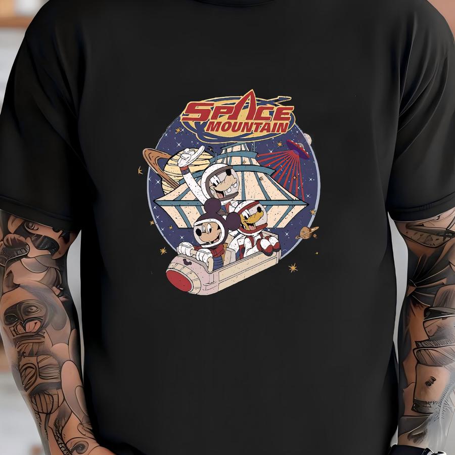 Vintage Space Mountain Shirt, Retro Vintage Shirt, Retro Walt World Tee, And Friends Shirt, Gift For  T-shirt