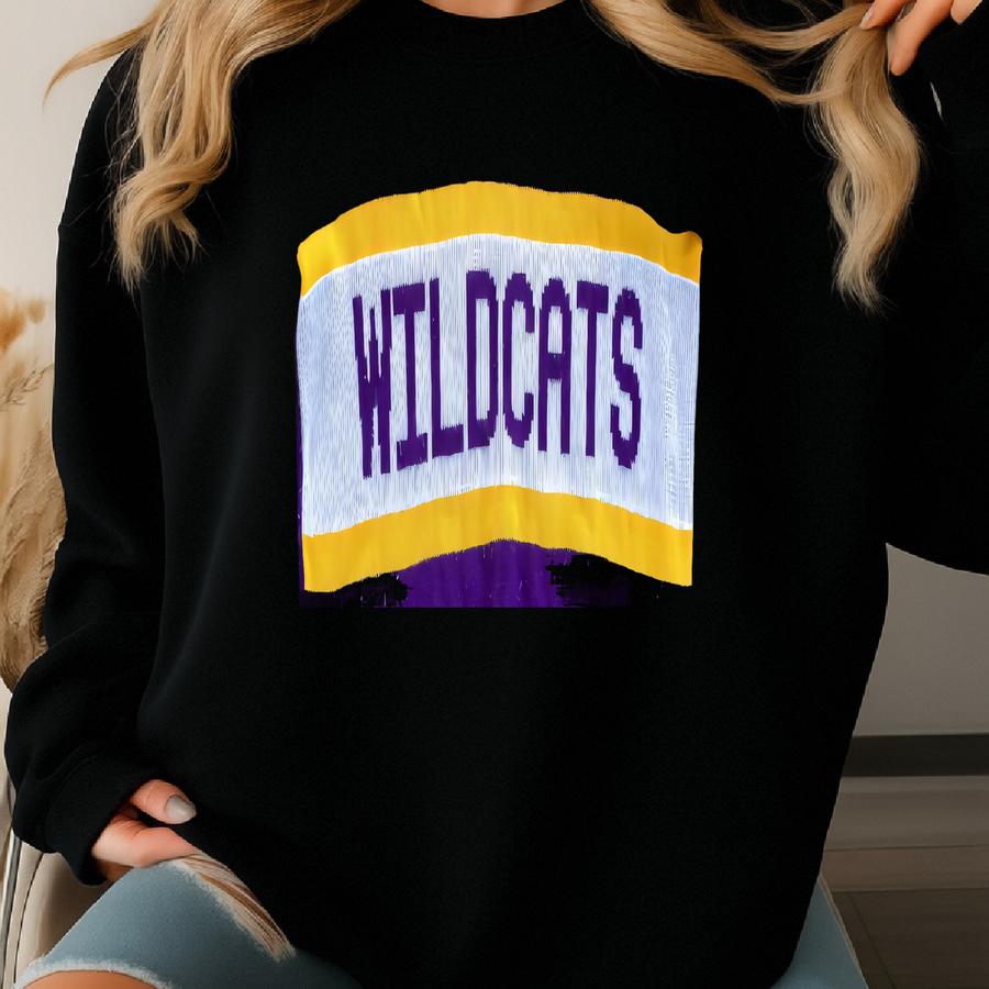 Vintage 1990s Kansas State Wildcats Spellout Crewneck Knit Sweater Size Extra Large Cliff Engle Beer Football Basketball Sports Sweatshirt
