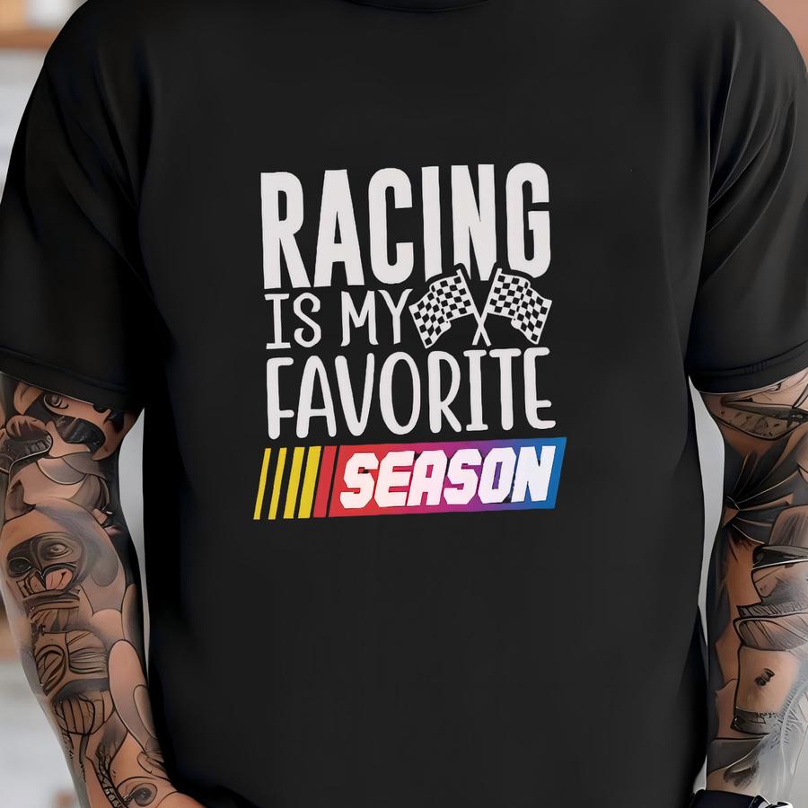 Racing Is My Favorite Season Sweatshirt, Raceday Retro Nascar Sweatshirt, Vintage Nascar Logo Racing, Vintage 1970s Nascar Sweater T-shirt