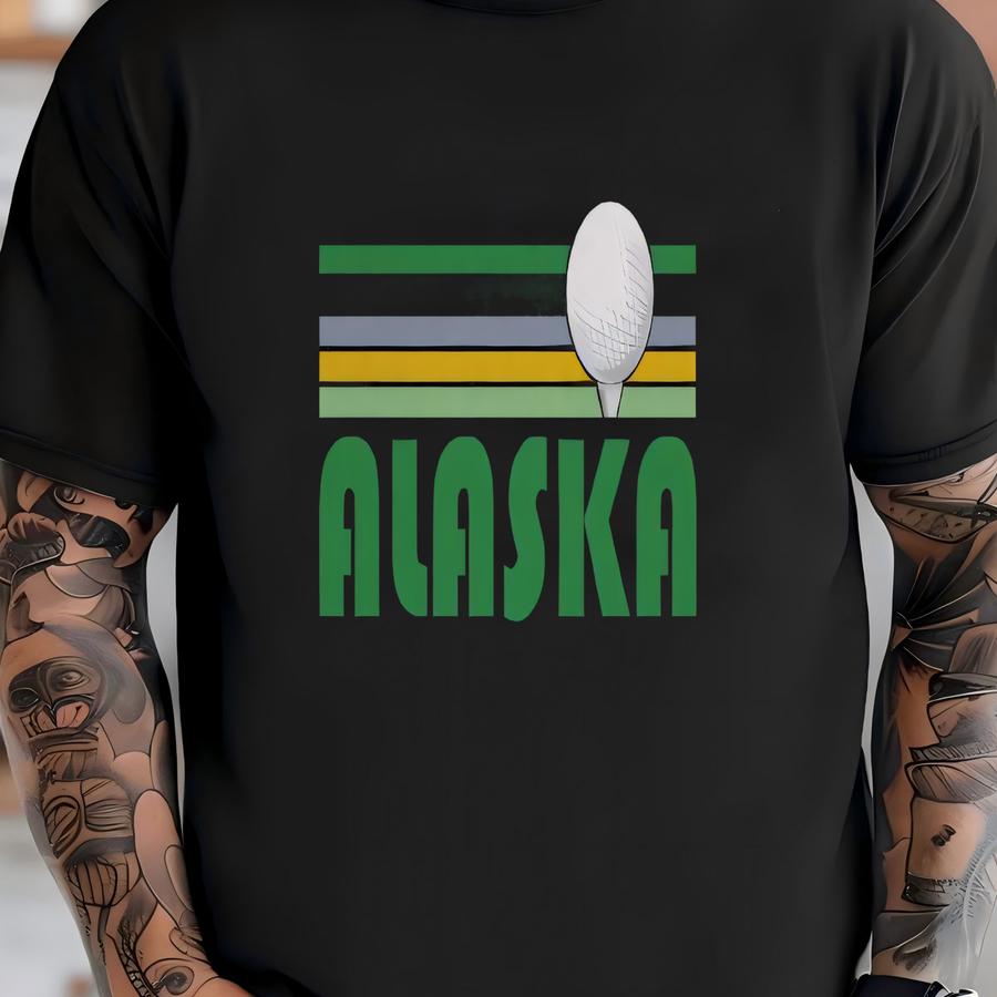Golf Alaska Hoodie - Retro Golf Unisex Alaska Shirt T-shirt