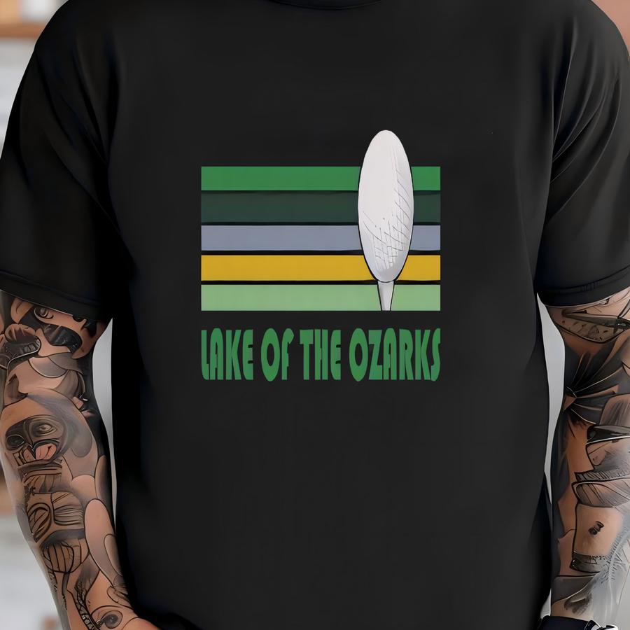Golf Lake Of The Ozarks, Missouri Hoodie - Retro Golf Unisex Lake Of The Ozarks Shirt T-shirt