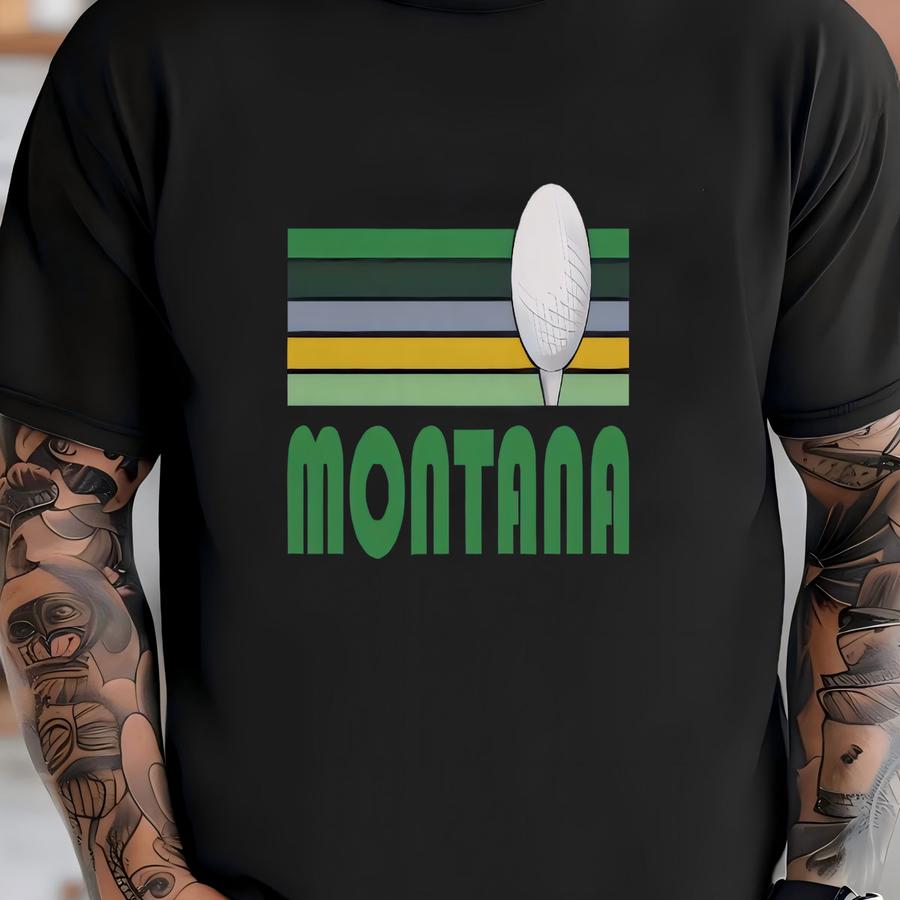 Golf Montana Hoodie - Retro Golf Unisex Montana Shirt T-shirt