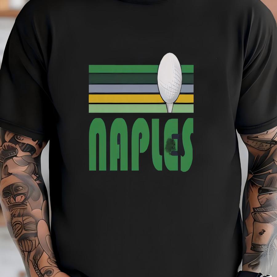 Golf Naples, Florida Hoodie - Retro Golf Unisex Naples Shirt T-shirt