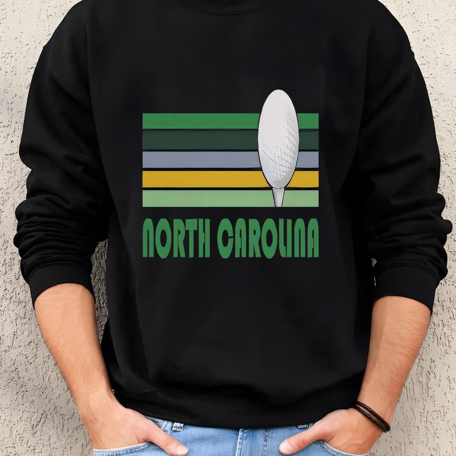 Golf North Carolina T-shirt - Retro Golf Unisex North Carolina Shirt Sweatshirt