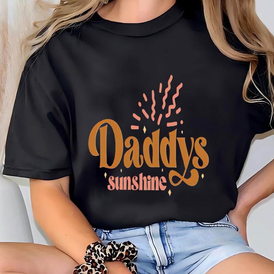 Daddy's Sunshine ®: Baby Girl Cotton Clothing T-shirt