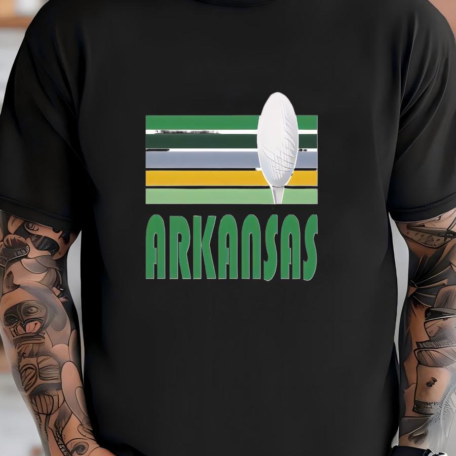 Golf Arkansas Sweatshirt - Unisex Retro Golf Arkansas Crewneck Sweatshirt T-shirt