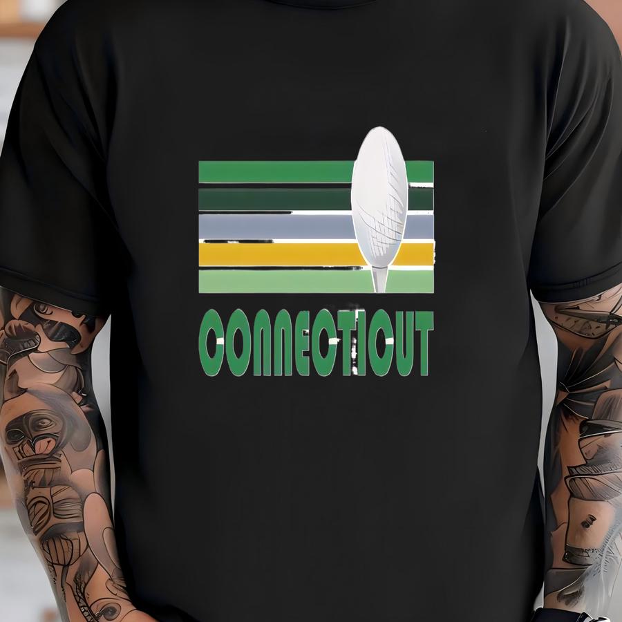 Golf Connecticut Sweatshirt - Unisex Retro Golf Connecticut Crewneck Sweatshirt T-shirt