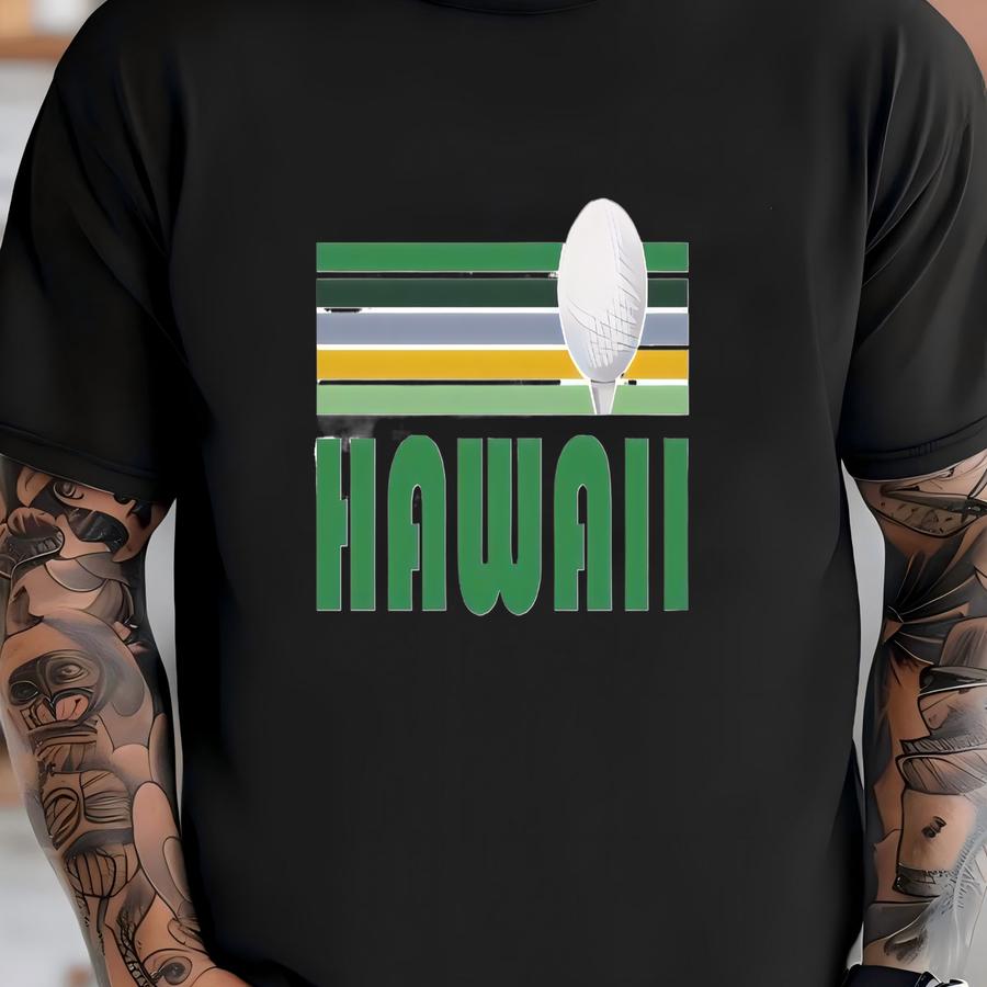 Golf Hawaii Sweatshirt - Unisex Retro Golf Hawaii Crewneck Sweatshirt T-shirt
