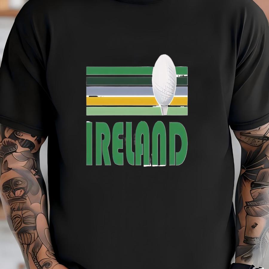Golf Ireland Sweatshirt - Unisex Retro Golf Ireland Crewneck Sweatshirt T-shirt