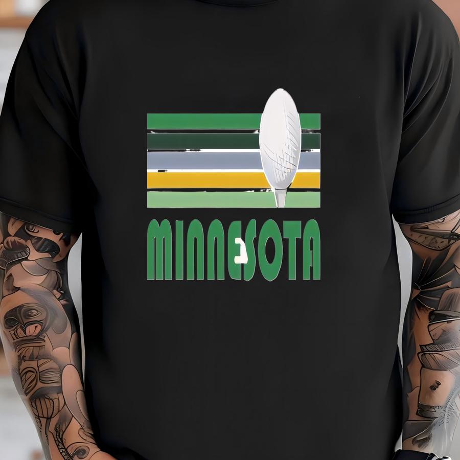 Golf Minnesota Sweatshirt - Unisex Retro Golf Minnesota Crewneck Sweatshirt T-shirt
