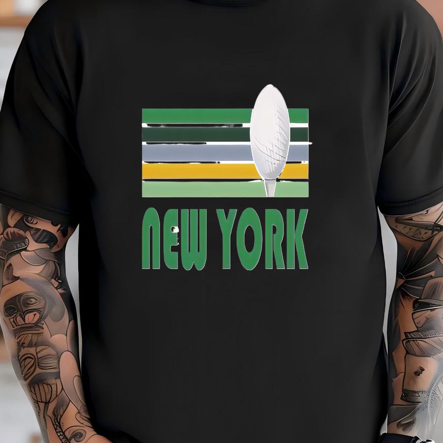 Golf New York Sweatshirt - Unisex Retro Golf New York Crewneck Sweatshirt T-shirt