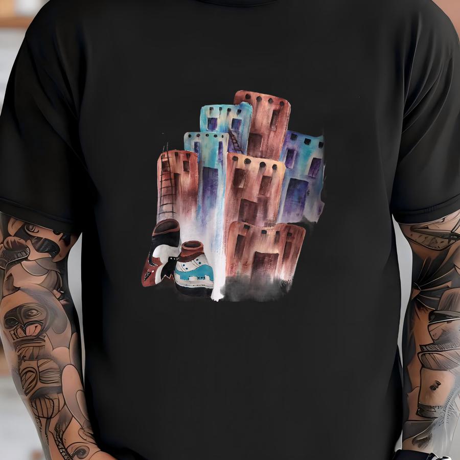 1980s Vintage Adobe Hand Painted Tee T-shirt